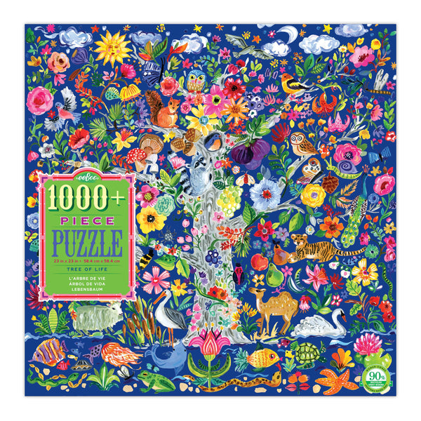 Tree of Life 1008 Piece Puzzle Eeboo Puzzles at Little Earth Nest Eco Shop