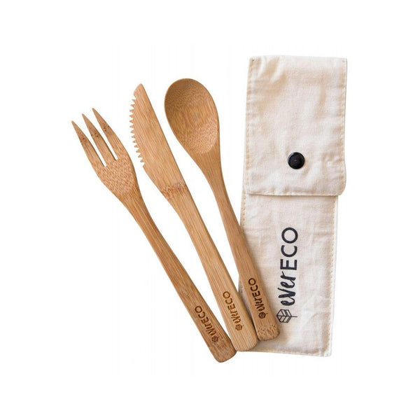 Ever Eco Bamboo Cutlery Set Ever Eco Cutlery at Little Earth Nest Eco Shop Geelong Online Store Australia
