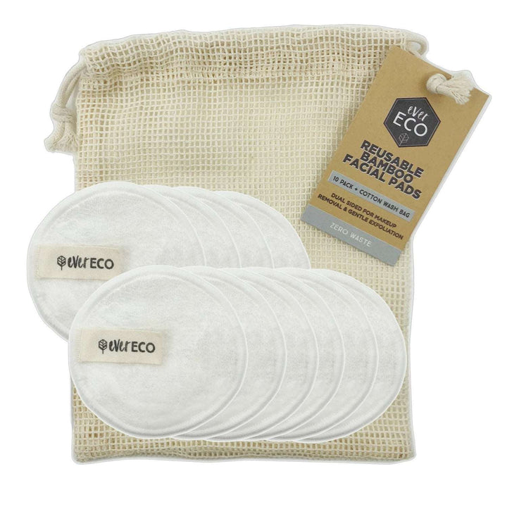 Ever Eco Reusable Bamboo Facial Pads 10 Pack Ever Eco Bath and Body at Little Earth Nest Eco Shop
