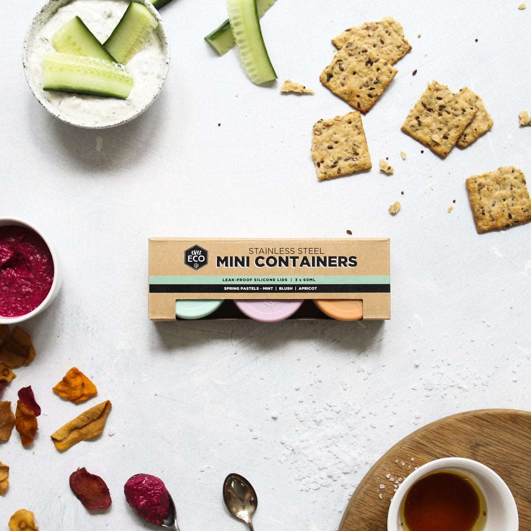 Ever Eco Stainless Steel Mini Containers Ever Eco Food Storage Containers at Little Earth Nest Eco Shop Geelong Online Store Australia