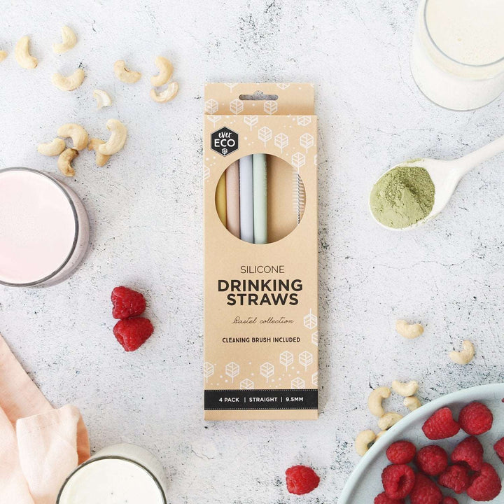Ever Eco Silicone Straws Ever Eco Lifestyle at Little Earth Nest Eco Shop