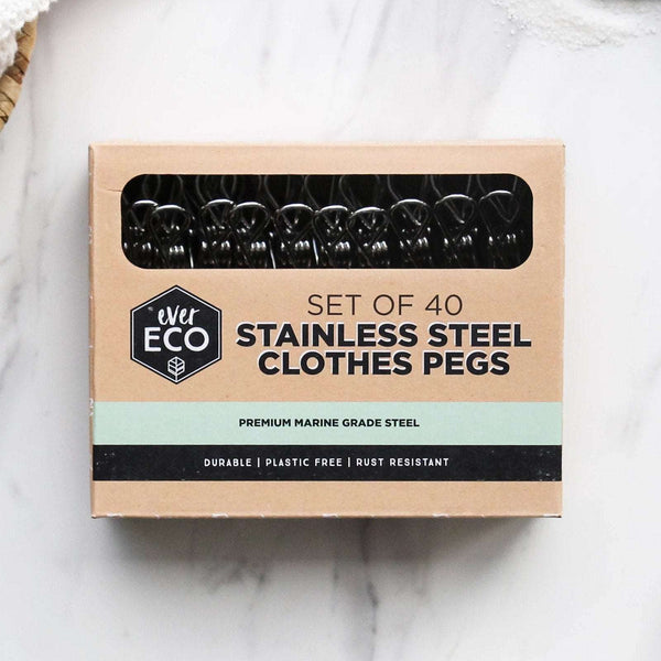 Ever Eco Stainless Steel Pegs Ever Eco General at Little Earth Nest Eco Shop Geelong Online Store Australia