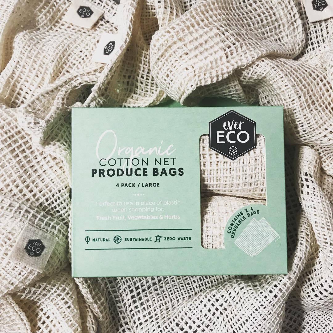 Ever Eco Organic Cotton Reusable Produce Bags Ever Eco Food Storage Containers at Little Earth Nest Eco Shop Geelong Online Store Australia