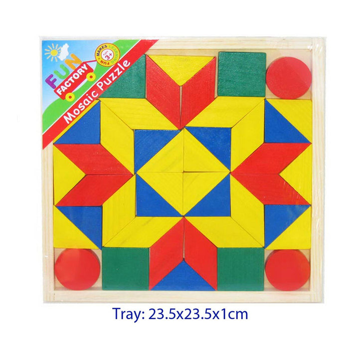 Simple Mosaic Puzzle Fun Factory Puzzles at Little Earth Nest Eco Shop