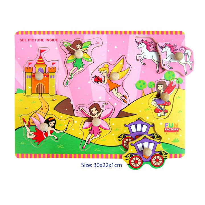 Fairy Puzzle With Handles Fun Factory Puzzles at Little Earth Nest Eco Shop