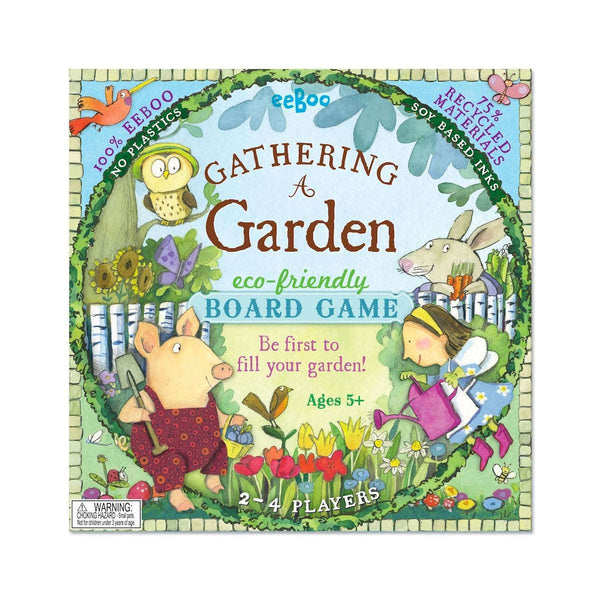 Gathering a Garden Board Game Eeboo Games at Little Earth Nest Eco Shop Geelong Online Store Australia