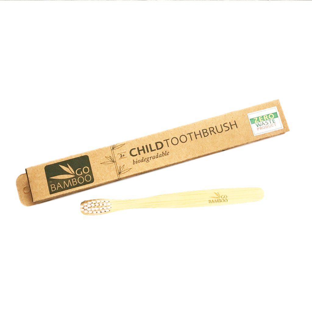 Go Bamboo The Environmental Toothbrush Go Bamboo Toothbrushes Child at Little Earth Nest Eco Shop Go Bamboo Toothbrush - Ecofriendly Toothbrush Geelong Online Store Australia