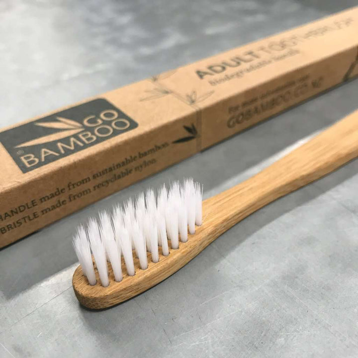 Go Bamboo The Environmental Toothbrush Go Bamboo Toothbrushes at Little Earth Nest Eco Shop