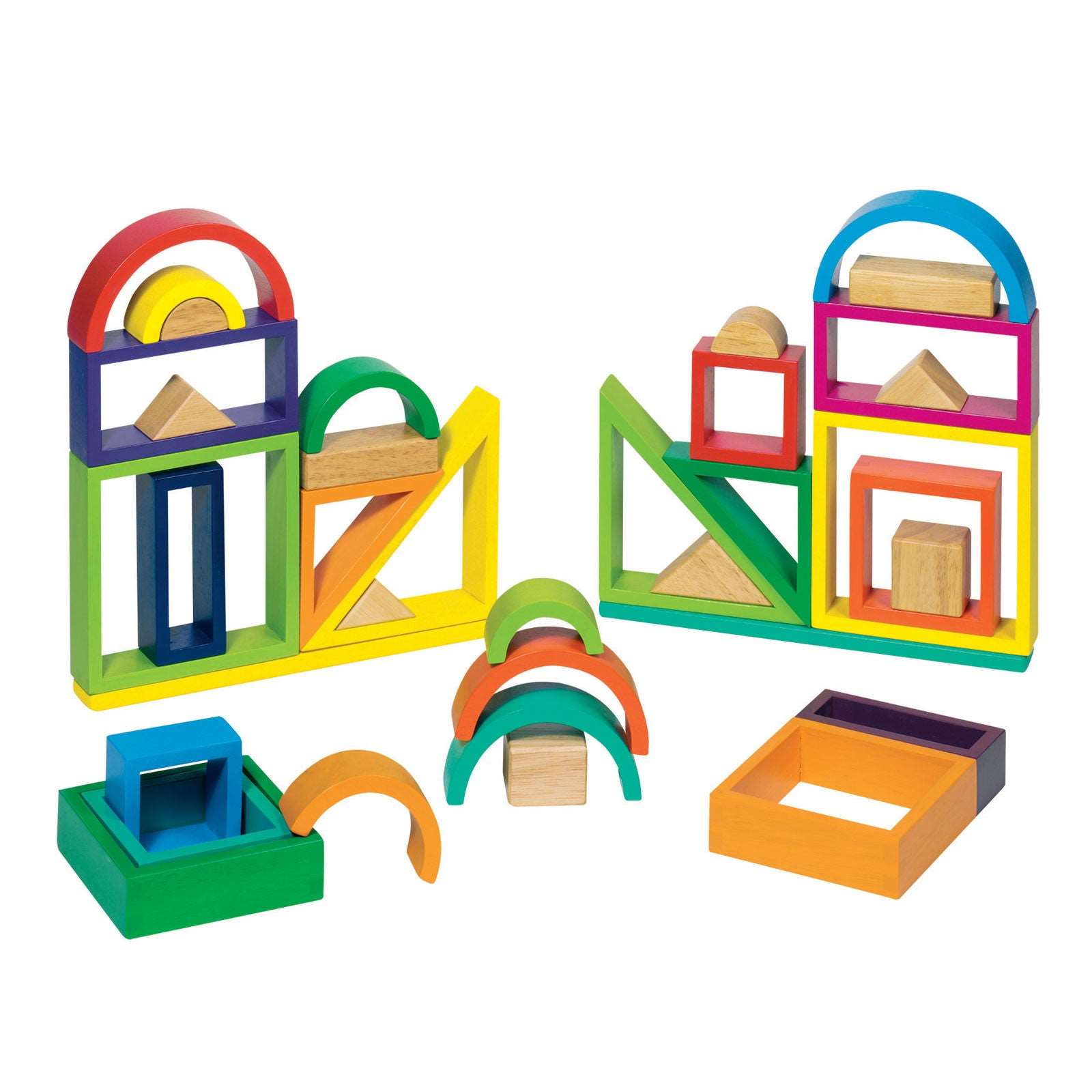 Rainbow block set deals