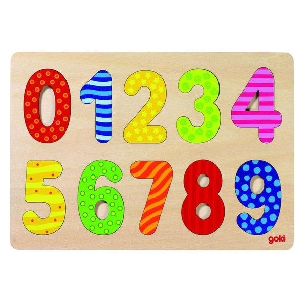 Goki Pattern Fun Number Puzzle Goki Puzzles at Little Earth Nest Eco Shop