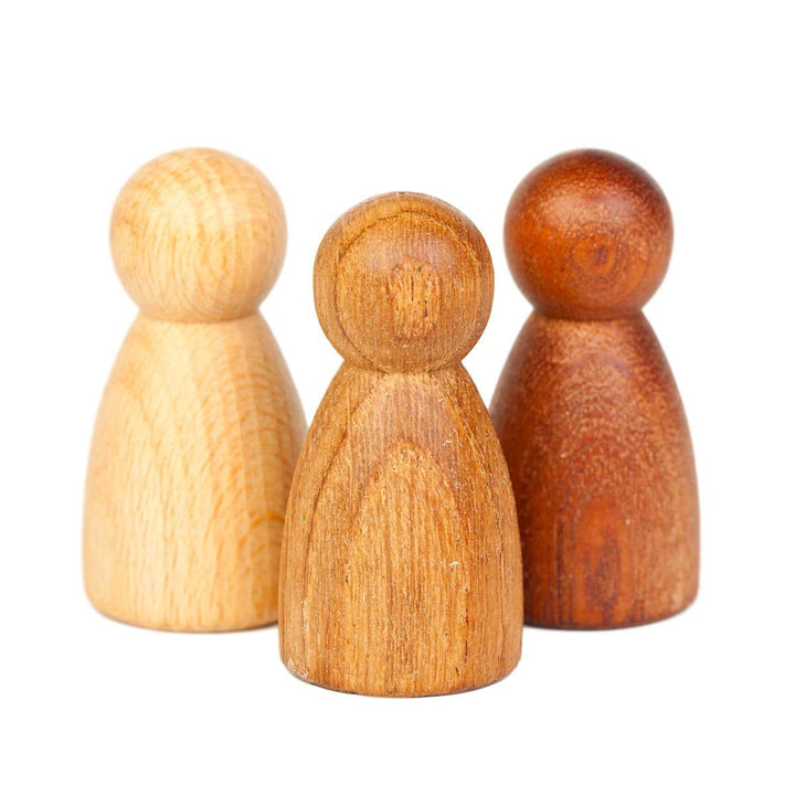 Grapat Nins in Natural Set of 3 Grapat Dolls, Playsets & Toy Figures at Little Earth Nest Eco Shop