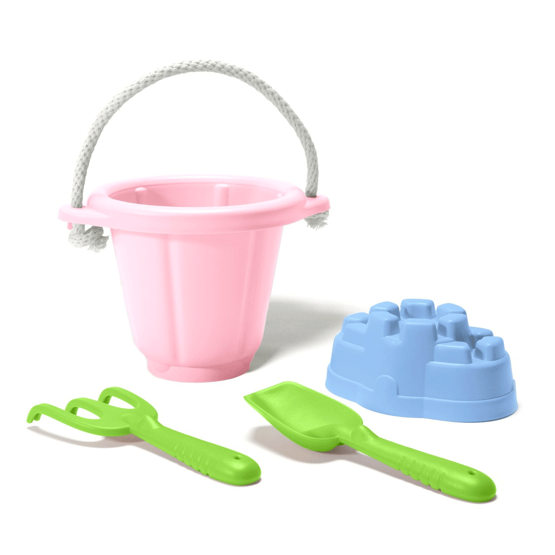 Green Toys Beach Set Green Toys Beach and Sand Toys Pink at Little Earth Nest Eco Shop Geelong Online Store Australia