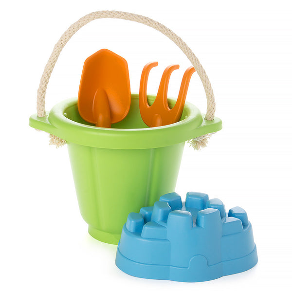 Green Toys Beach Set Green Toys Beach and Sand Toys Green at Little Earth Nest Eco Shop