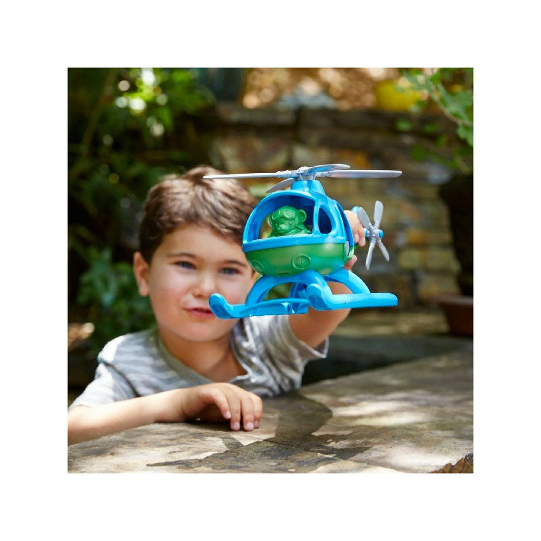 Green Toys Helicopter Green Toys Beach and Sand Toys at Little Earth Nest Eco Shop Geelong Online Store Australia