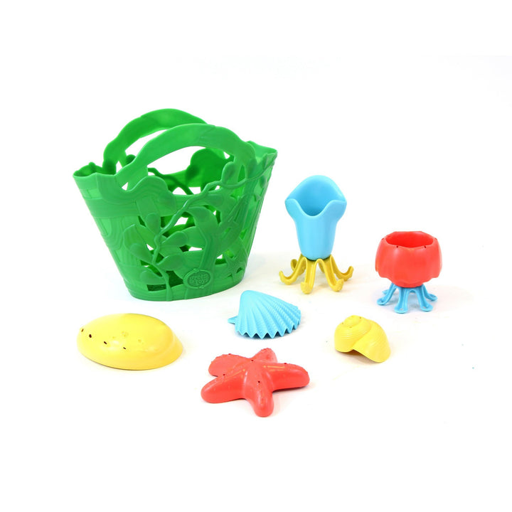 Green Toys Tide Pool Bath Set Green Toys Beach and Sand Toys Green at Little Earth Nest Eco Shop