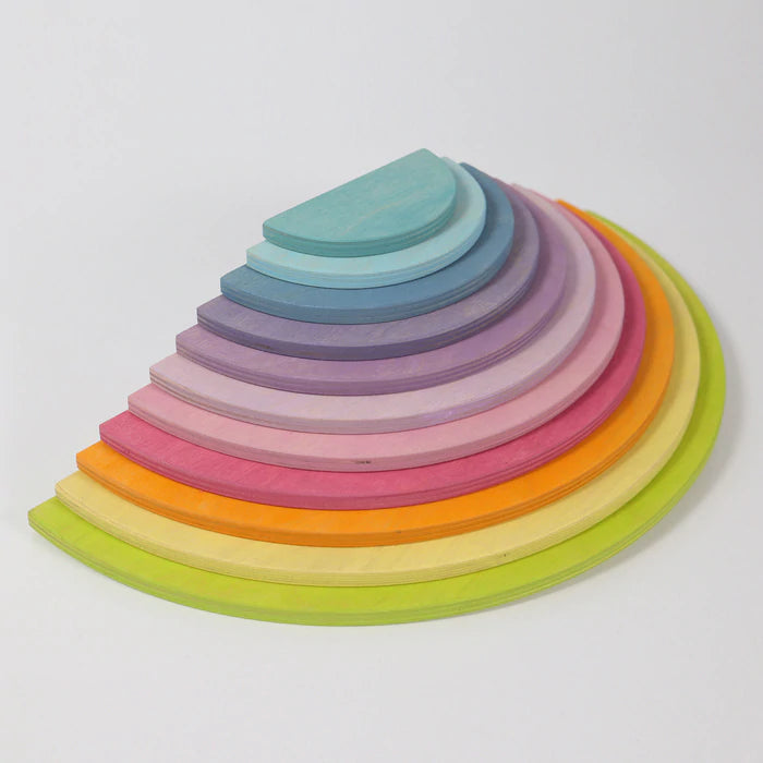 Grimms Semi Circles Grimms Activity Toys Pastel at Little Earth Nest Eco Shop