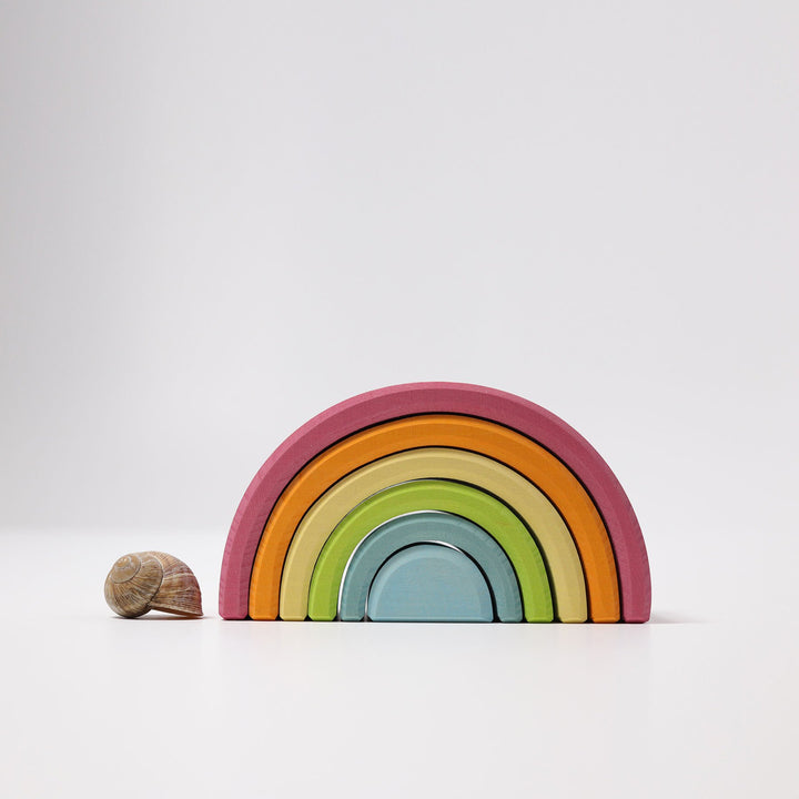 Grimms Rainbow Wooden Rainbow Toys Little Earth Nest
