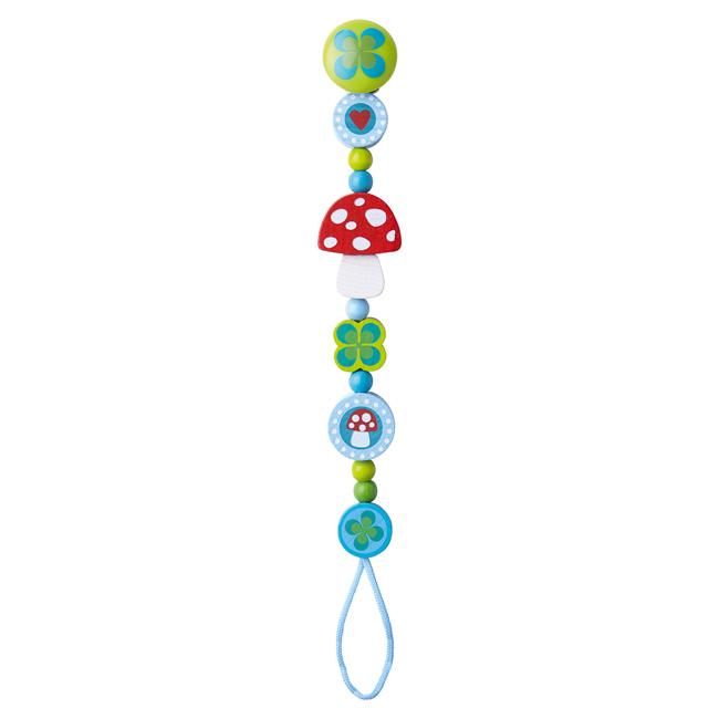 Haba Dummy Chain Haba Dummies and Teethers Lucky Charm at Little Earth Nest Eco Shop