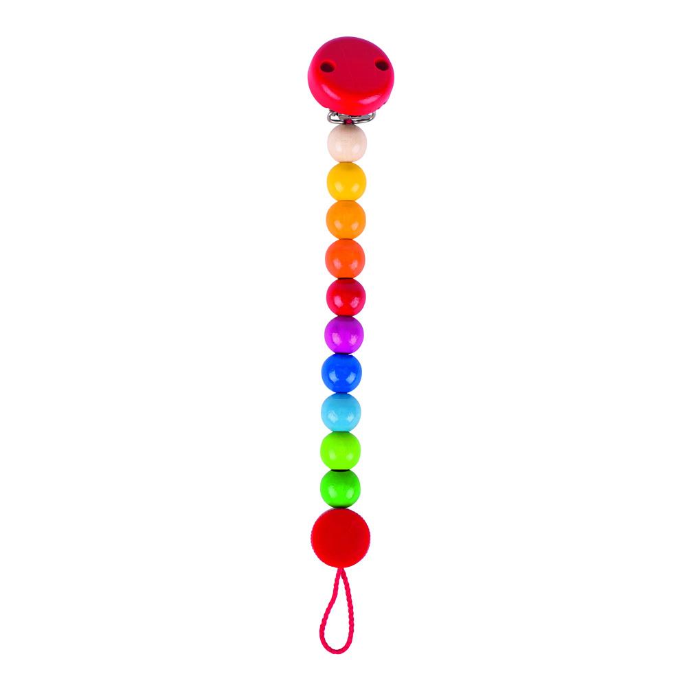 Heimess Wooden Dummy Holder Heimess Dummies and Teethers Rainbow at Little Earth Nest Eco Shop Geelong Online Store Australia