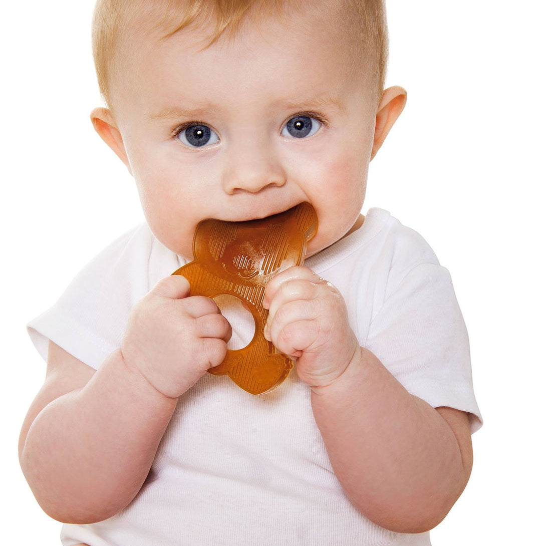 Hevea Natural Rubber Panda Teether Hevea Baby Bath Toys at Little Earth Nest Eco Shop Geelong Online Store Australia