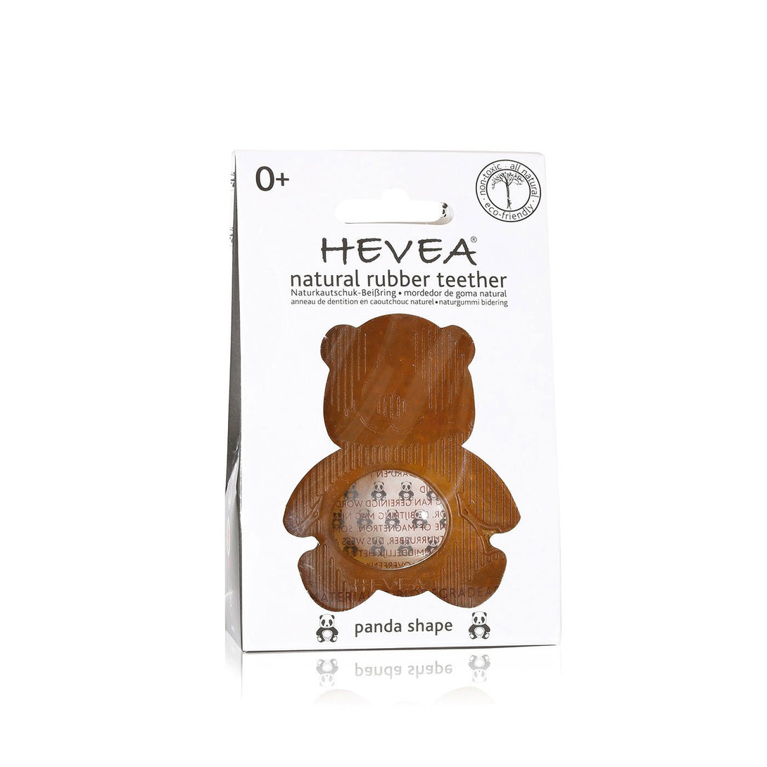 Hevea Natural Rubber Panda Teether Hevea Baby Bath Toys at Little Earth Nest Eco Shop Geelong Online Store Australia