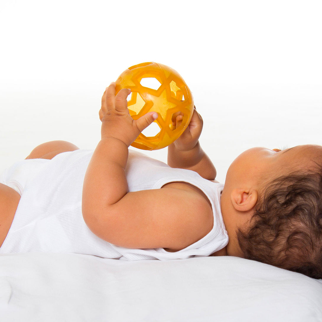 Hevea Natural Rubber Star Ball Hevea Baby Bath and Body at Little Earth Nest Eco Shop Hevea Natural Rubber Star Ball - Hevea Star Ball Geelong Online Store Australia