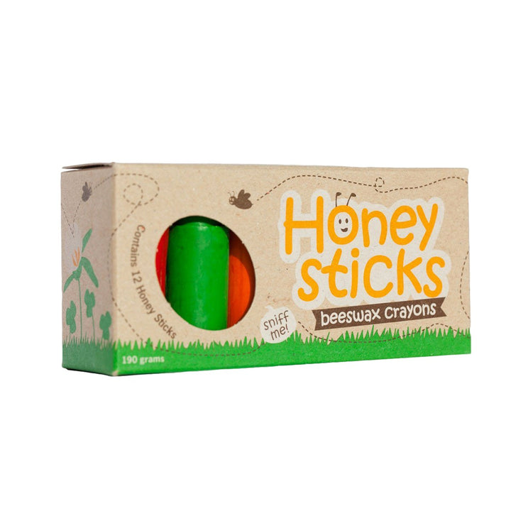 Honeysticks Beeswax Crayons Set Honeysticks Crayons Original at Little Earth Nest Eco Shop