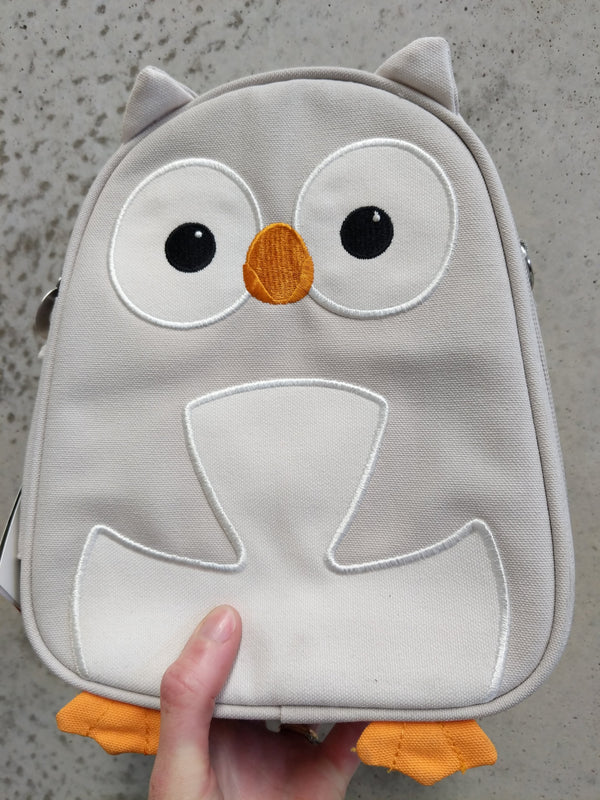 Shop Soiled Apple Park Recycled PET Picnic Pal Lunch Bag Apple Park Organic Lunch Boxes and Bags White Owl at Little Earth Nest Eco Shop