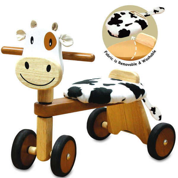 Calffy Paddie Rider Ride-On Cow Im Toy Kids Riding Vehicles at Little Earth Nest Eco Shop