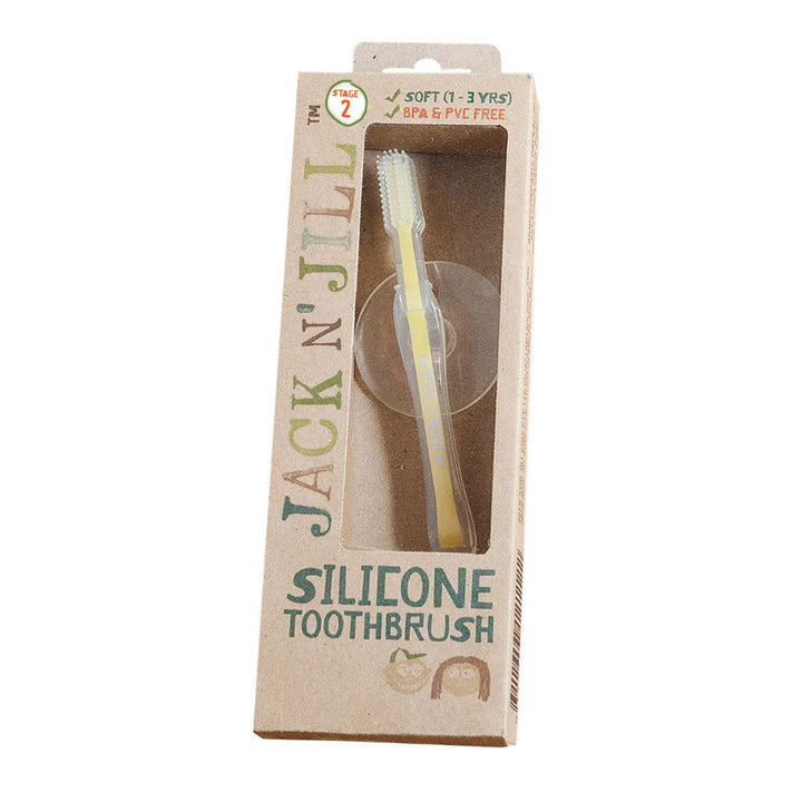Jack n Jill Silicone Baby Toothbrush Jack n Jill Toothbrushes at Little Earth Nest Eco Shop
