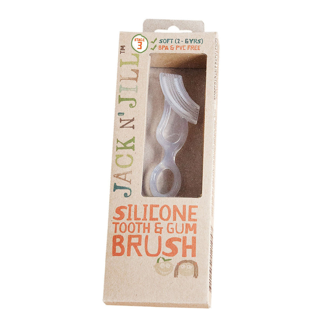 Jack n Jill Silicone Tooth and Gum Brush Jack n Jill Toothbrushes at Little Earth Nest Eco Shop Geelong Online Store Australia