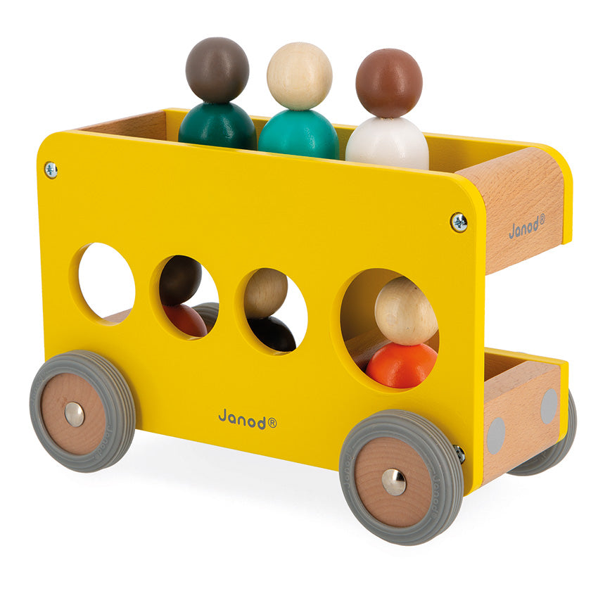 Janod School Bus Janod at Little Earth Nest Eco Shop Geelong Online Store Australia