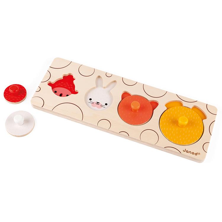Janod I Am Learning Sizes Puzzle Janod Puzzles Pets at Little Earth Nest Eco Shop Geelong Online Store Australia