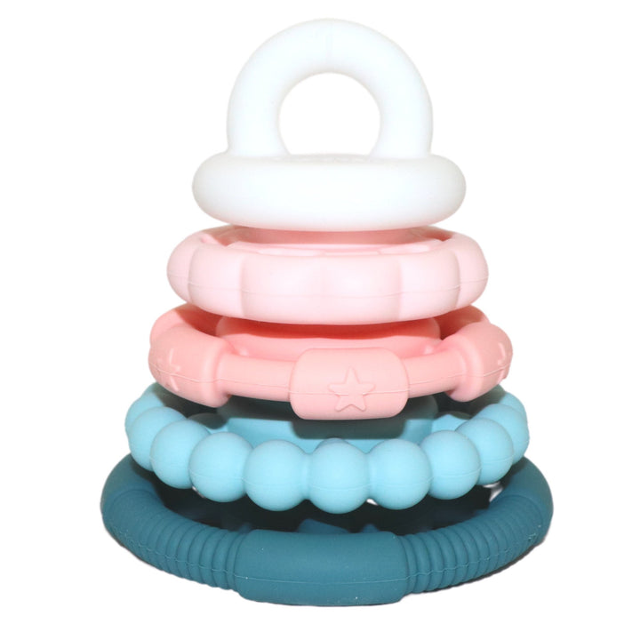 Jellystone Designs Silicone Stacker Neutrals Jellystone Designs Dummies and Teethers Sugar Blossom at Little Earth Nest Eco Shop