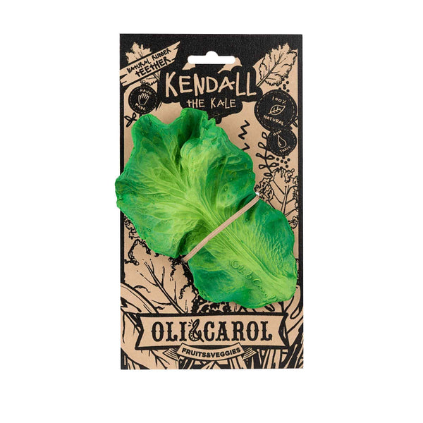 Kendall the Kale Teether by Oli and Carol Oli and Carol Dummies and Teethers at Little Earth Nest Eco Shop Geelong Online Store Australia