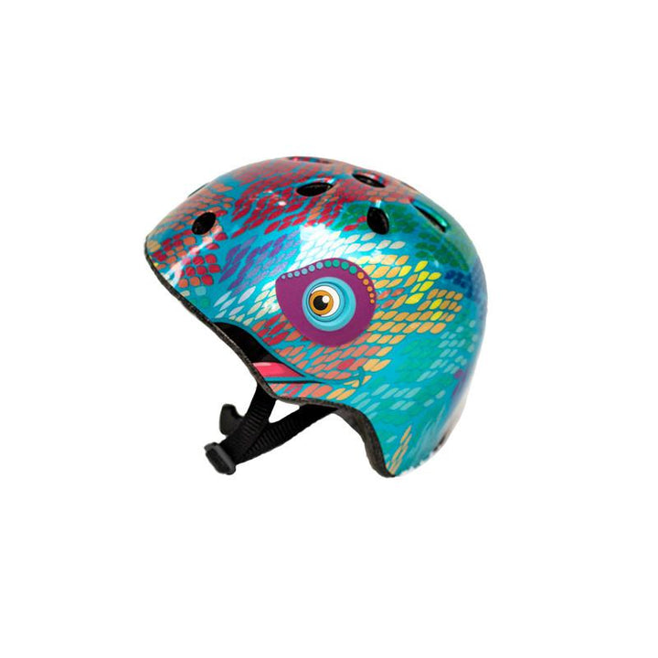Kidzamo Helmet Kidzamo Helmets Extra Small / Blue Chameleon at Little Earth Nest Eco Shop
