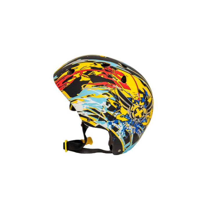 Kidzamo Helmet Kidzamo Helmets Extra Small / Yellow Black & Blue at Little Earth Nest Eco Shop