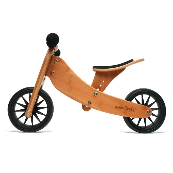 Kinderfeets Tiny Tot Trike Bamboo 2 in 1 Kinderfeets Kids Riding Vehicles at Little Earth Nest Eco Shop