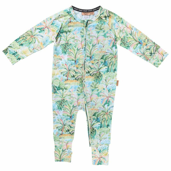 Kip and Co Organic Zip Romper Kip and Co Baby Clothing Columbo / 0-3 Months at Little Earth Nest Eco Shop Geelong Online Store Australia