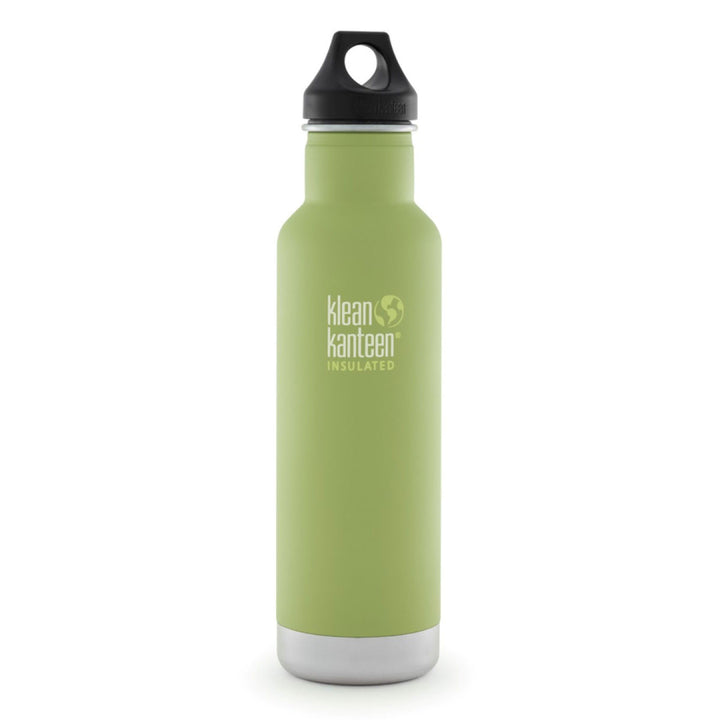 Klean Kanteen Stainless Steel Insulated Classic Water Bottle Klean Kanteen Water Bottles 592ml 20oz / Bamboo Leaf at Little Earth Nest Eco Shop