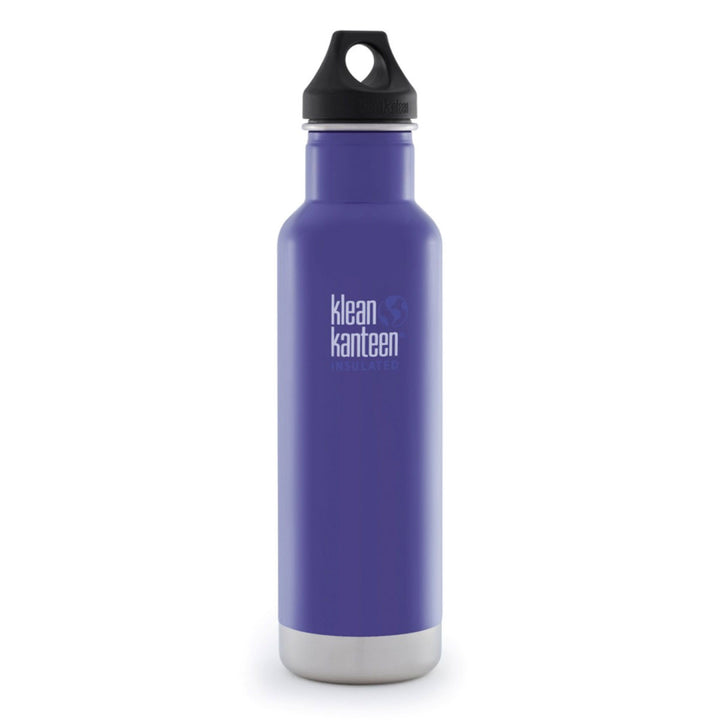 Klean Kanteen Stainless Steel Insulated Classic Water Bottle Klean Kanteen Water Bottles 592ml 20oz / Blooming Iris at Little Earth Nest Eco Shop