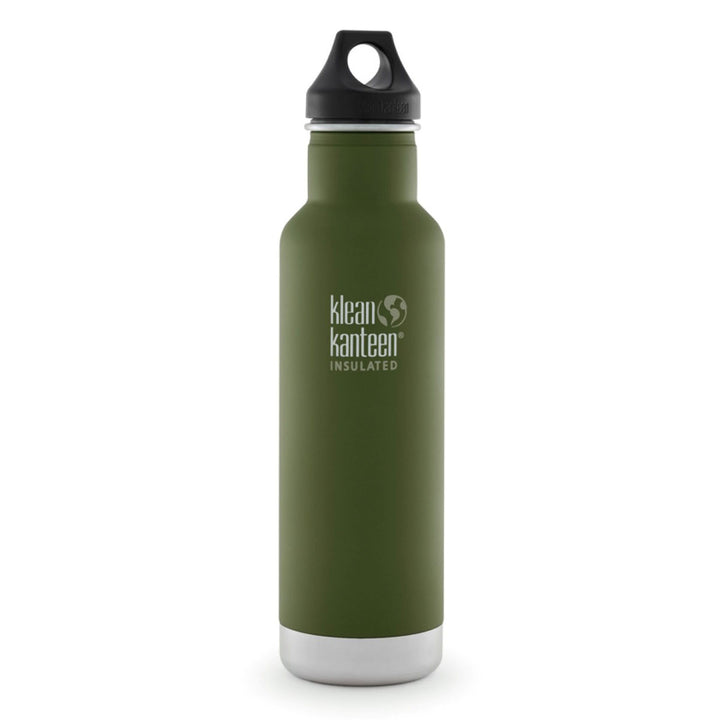Klean Kanteen Stainless Steel Insulated Classic Water Bottle Klean Kanteen Water Bottles 592ml 20oz / Fresh Pine at Little Earth Nest Eco Shop