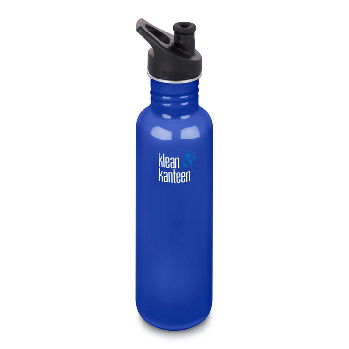 Klean Kanteen Stainless Steel Classic Water Bottle Klean Kanteen Water Bottles 800ml 27oz / Coastal Waters at Little Earth Nest Eco Shop