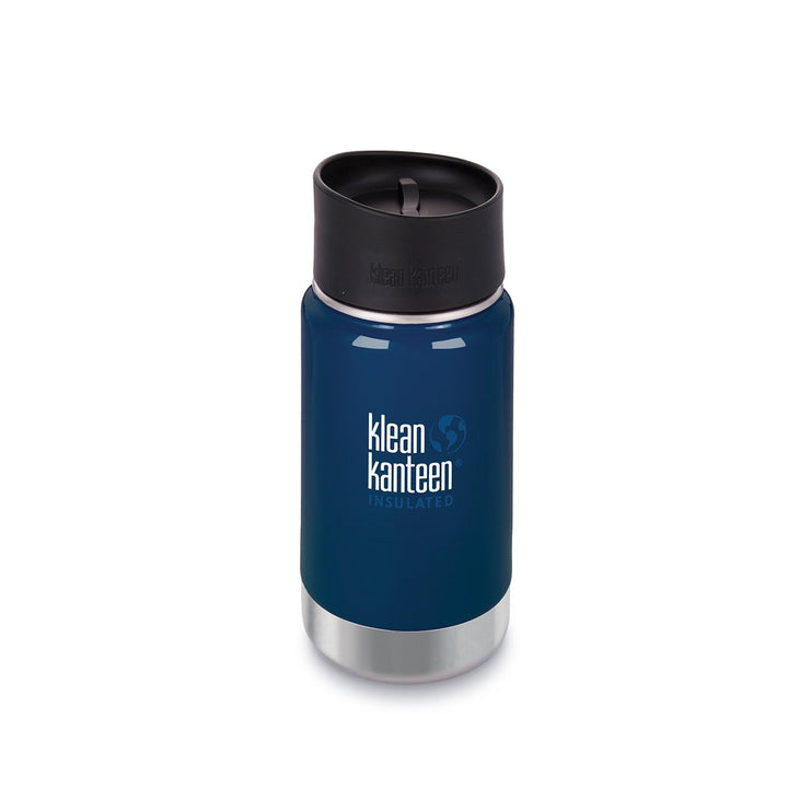 Klean Kanteen Wide Mouth Insulated Stainless Steel Water Bottle Klean Kanteen Water Bottles 355ml 12oz / Deep Sea at Little Earth Nest Eco Shop