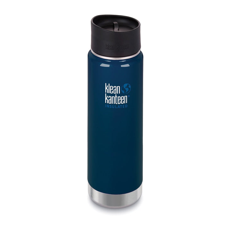Klean Kanteen Wide Mouth Insulated Stainless Steel Water Bottle Klean Kanteen Water Bottles 592ml 20oz / Deep Sea at Little Earth Nest Eco Shop