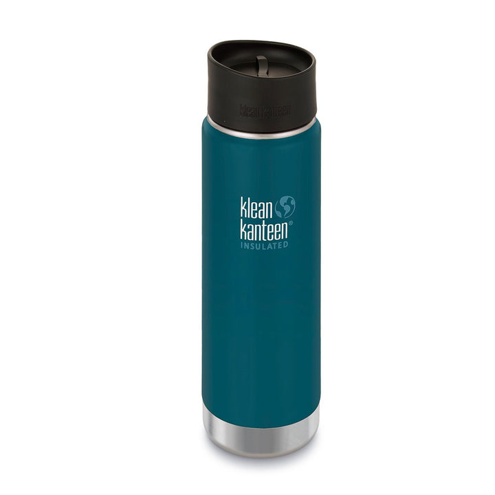 Klean Kanteen Wide Mouth Insulated Stainless Steel Water Bottle Klean Kanteen Water Bottles 592ml 20oz / Neptune Blue at Little Earth Nest Eco Shop
