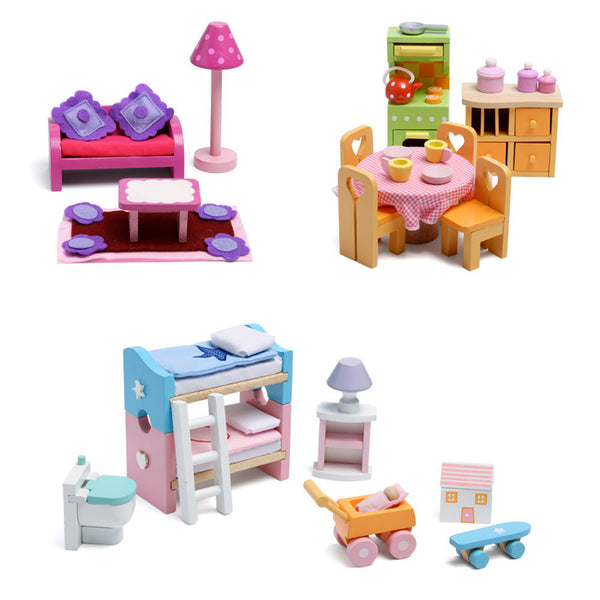 Le Toy Van Starter Furniture Set Le Toy Van Dollhouse Accessories at Little Earth Nest Eco Shop Geelong Online Store Australia