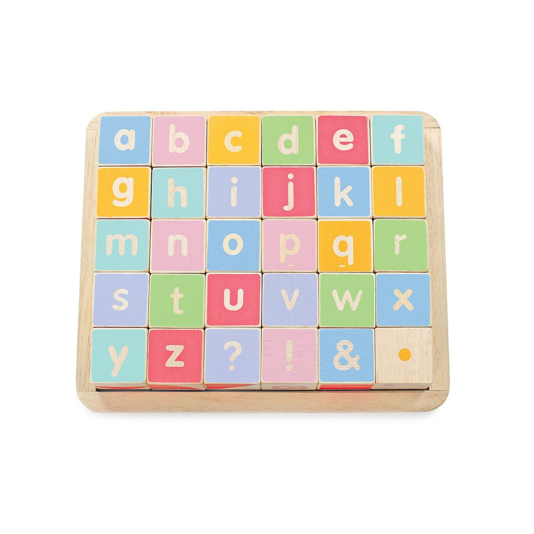 Le Toy Van ABC Wooden Blocks Le Toy Van Wooden Blocks at Little Earth Nest Eco Shop Geelong Online Store Australia