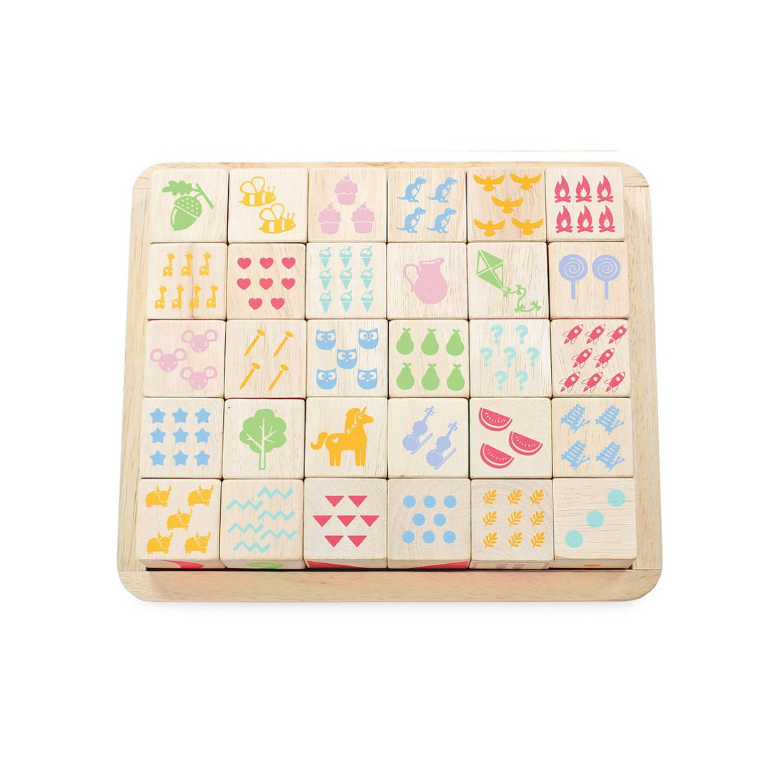 Le Toy Van ABC Wooden Blocks Le Toy Van Wooden Blocks at Little Earth Nest Eco Shop Geelong Online Store Australia