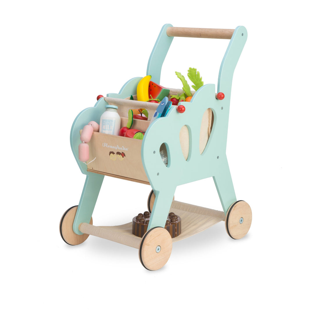 Le Toy Van Shopping Cart Le Toy Van Pretend Play at Little Earth Nest Eco Shop Geelong Online Store Australia
